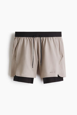 Pantal?n corto de doble capa con DryMove - H&m фото 2
