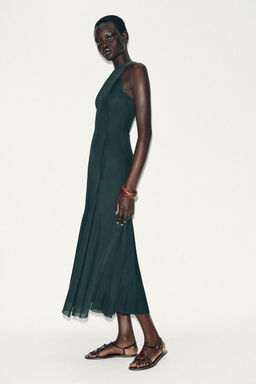 GODET TULLE LONG DRESS - Zara фото 2