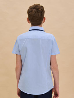 BWCT7094 Сорочка верхняя для мальчиков - Pelican фото 4