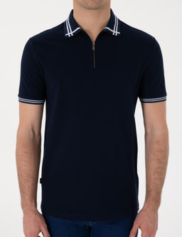 Lacivert Slim Fit Ti__rt