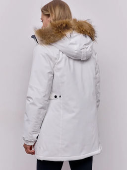 T3442-6 Куртка зимняя парка с капюшоном удлиненная - Strobbs фото 14