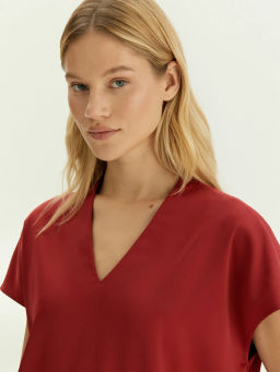 Блуза из костюмной ткани, B2781/lukum - Emka фото 4