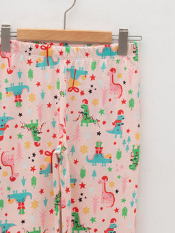 Beli Lastikli Y?lba?? Temal? K?z ?ocuk Pijama Alt 2li - Waikiki фото 3