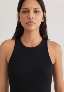 Halter Yaka Siyah Basic Atlet - Mavi фото 7