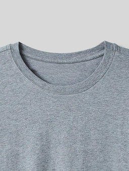 Футболка базовая прямая мужская серая - Mark formelle фото 6