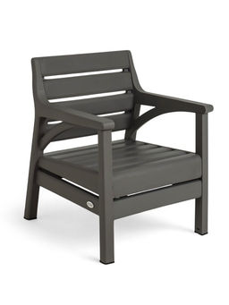 Набор садовой мебели «Евпатория»: 2 кресла, стол, трёхместный диван, серый