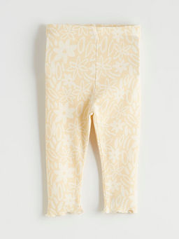 Beli Lastikli ?i?ekli K?z Bebek Tayt