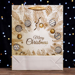 Пакет ламинированный вертикальный Merry Christmas,33 х 42 х 10 см - UPAK LAND фото 4
