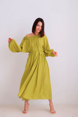 Martichelli Платье в цвете лайм