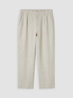 Regular Fit %100 Keten Erkek Pantolon