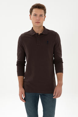 Erkek Koyu Kahverengi Basic Sweatshirt - U.s. polo assn фото 17
