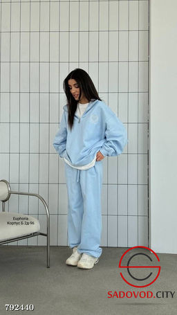 Костюм женский спортивный двойка, флис - Bruno фото 2