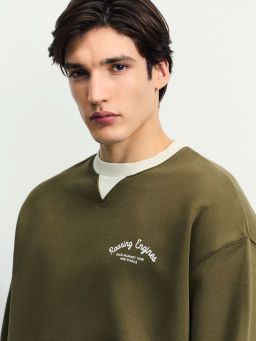 Толстовка с контрастным воротником / Zarina  фото 6