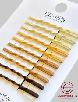 Набор матовых невидимок для волос 10 штук - Bruno фото 2