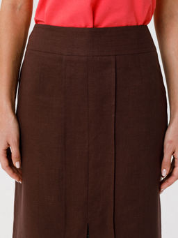 Юбка из натурального льна