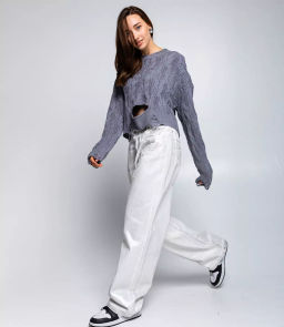 Джемпер #КТ800 (1), серый - Dommod фото 4