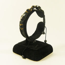 Браслет шамбала из гематита со змейкой 17-19 см - Сувенир-камни фото 2