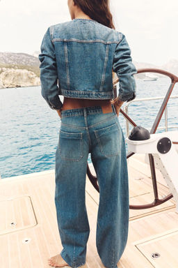 Z1975 LOW-WAIST BALLOON-FIT JEANS - Zara фото 2