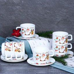 Чайный набор 12 предметов 250 мл / N-KFB250P60-6 (K2321) /уп 12/Новогодний - Галеонтрейд фото 2