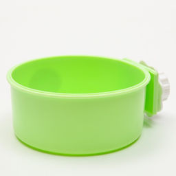 Миска с креплением на клетку, 15,5 х 13,5 см, зелёная - Пижон фото 3