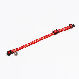 Ошейник кошачий Жираф, 30 х 1 см, красный - Пижон фото 3