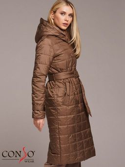 Conso/SL 210107 - hazelnut Утепленное Пальто  фото 6