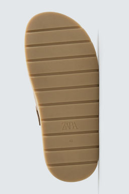LEATHER BUCKLE CLOGS - Zara фото 14