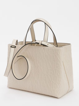 Женский тоут ARMANI EXCHANGE LIZ Артикул 4361188, серо-бежевый  фото 4