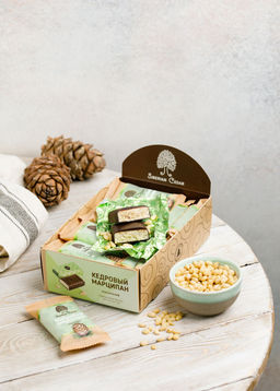 Кедровый марципан классический, 720 г | шоу-бокс  18 батончиков - Сибирский кедр фото 3