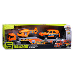 Машина "Автовоз" 1:16 (свет, звук) в коробк