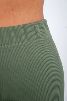 Арт.11809 Велосипедки в рубчик 44-50 (4 шт) Цвет:олива - Калинка фото 4