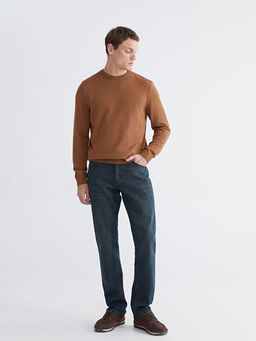 Bisiklet Yaka Erkek Triko Kazak