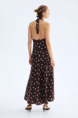 Draped halterneck dress - H&m фото 5