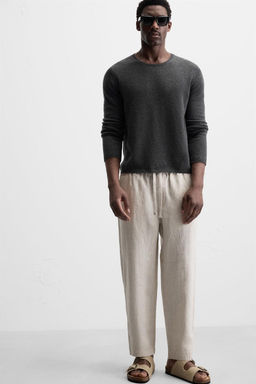 100% LINEN TROUSERS - Zara фото 8