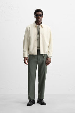 STRAIGHT-LEG TROUSERS
