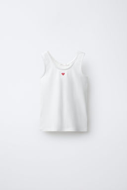 PACK DOS CAMISETAS CORAZONES / Crudo - Zara фото 2