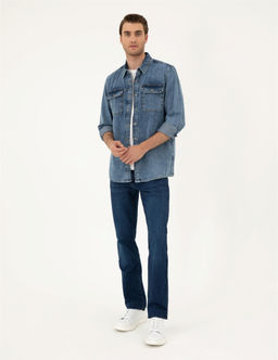 Koyu Mavi Denim G_mlek - Pierre cardin фото 4
