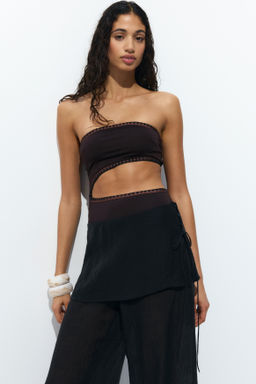 Traje de ba?o bandeau con copa acolchada High Leg - H&m фото 2