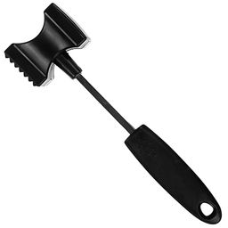 Молоток для отбивания мяса металл+пластик, двухсторонний Шеф 25,5см, основание-6,5х4,5х4,5см (Китай)