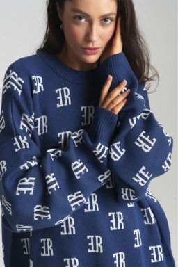 Джемпер Cotton Jacquard Bright Blue - Erist store фото 3