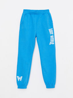 Beli Lastikli Bask?l? K?z ?ocuk Jogger E?ofman Alt?