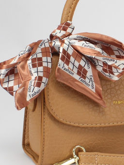 Сумка женская искусственная кожа Ch&K-8879, 1отд, плечевой ремень, карамель SALE 259977 - Adelia фото 8