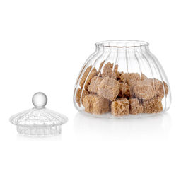 Сахарница с крышкой Walmer Wave, 0.4 л, цвет прозрачный  фото 3