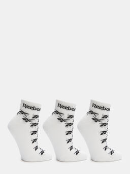 Мужские носки 3 шт. REEBOK ANKLE VECTOR SOCKS C 3P Артикул 4525085, белый