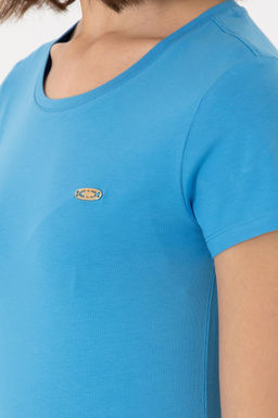 Kad_n Turkuaz Bisiklet Yaka Ti__rt Sepette S_rpriz _ndirim - U.s. polo assn фото 7