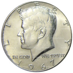 1/2 доллара (50 центов) 1967 года США