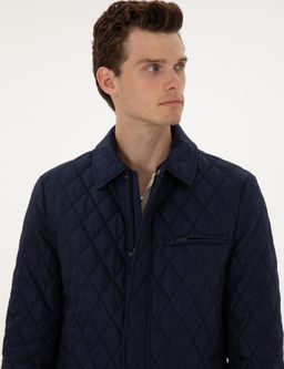 Lacivert G_mlek Yaka Mont - Pierre cardin фото 2