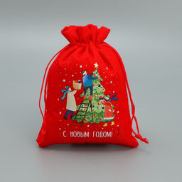 Цена за 5 шт. Мешок с термонаклейкой Забота, 13 х18 см +/- 1.5 см