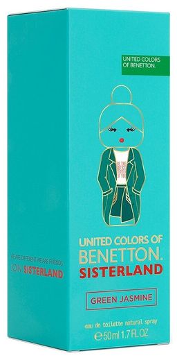 BENETTON SISTERLAND GREEN JASMIN w EDT 50 ml M,  фото 2