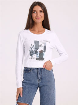 лонгслив 1ЖДЛД3870001 - Апрель фото 3